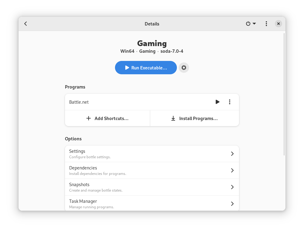 Battle.Net - Supported software - PlayOnLinux - Run your Windows applications on Linux easily!