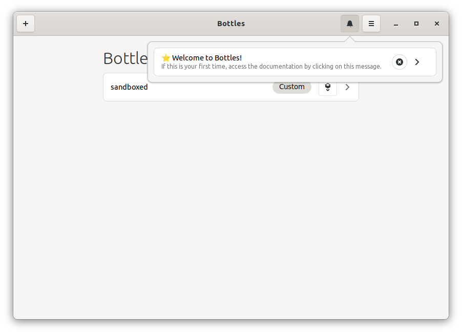 Bottles Notifications